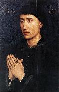 Rogier van der Weyden Portrait Diptych of Laurent Froimont Spain oil painting artist